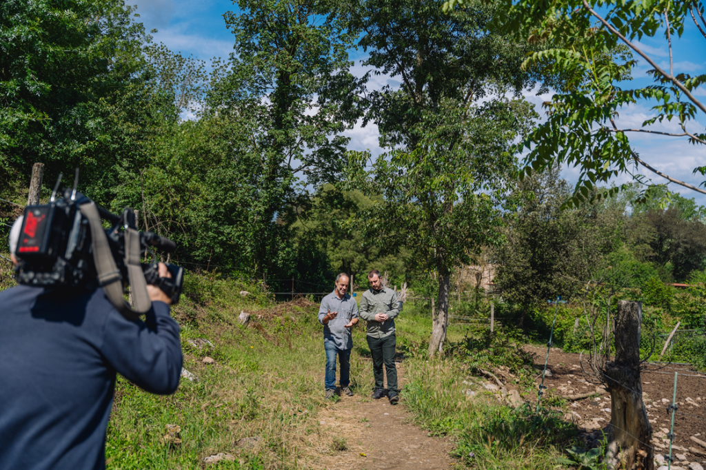 El periodista Marc Campdelacreu ha visitat les diferents parts de Planeses. Font: Galdric Mossoll