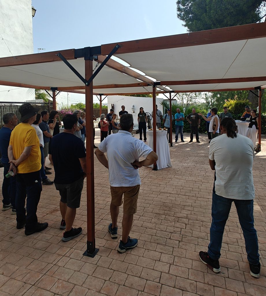 El segundo encuentro del proyecto REGEN se ha llevado a cabo en la Masía San Agustín de Moncada (Valencia). Fuente: Gerard Gaya